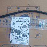 نوار لاستیکی لبه کلاف شیشه درب جلو راست با زه کرومی پژو پارس ایساکو