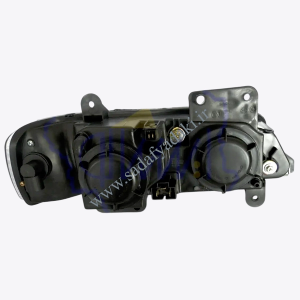 چراغ جلو راست هوزینگ مشکی پژو پارس ایساکو 2 چراغ جلو سمت راست پژو پارس هوزینگ مشکی