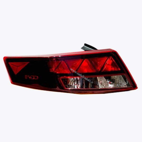 مجموعه چراغ عقب روی گلگیر چپ LED مثلثی با لامپ تارا ایساکو 4 مجموعه چراغ عقب روی گلگیر چپ LED مثلثی با لامپ تارا