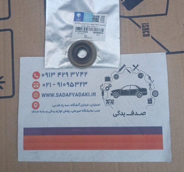 کاسه نمد ماهک تعویض دنده گیربکس با لبه فلزی پژو 405 ایساکو