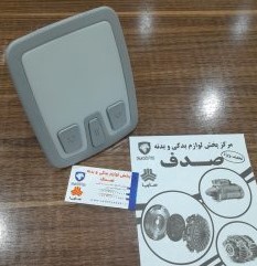 چراغ سقف جلو خاکستری روشن دنا ایساکو