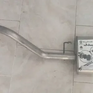 لوله اگزوز عقب با منبع اگزوز آریسان گالوالوم ایساکو